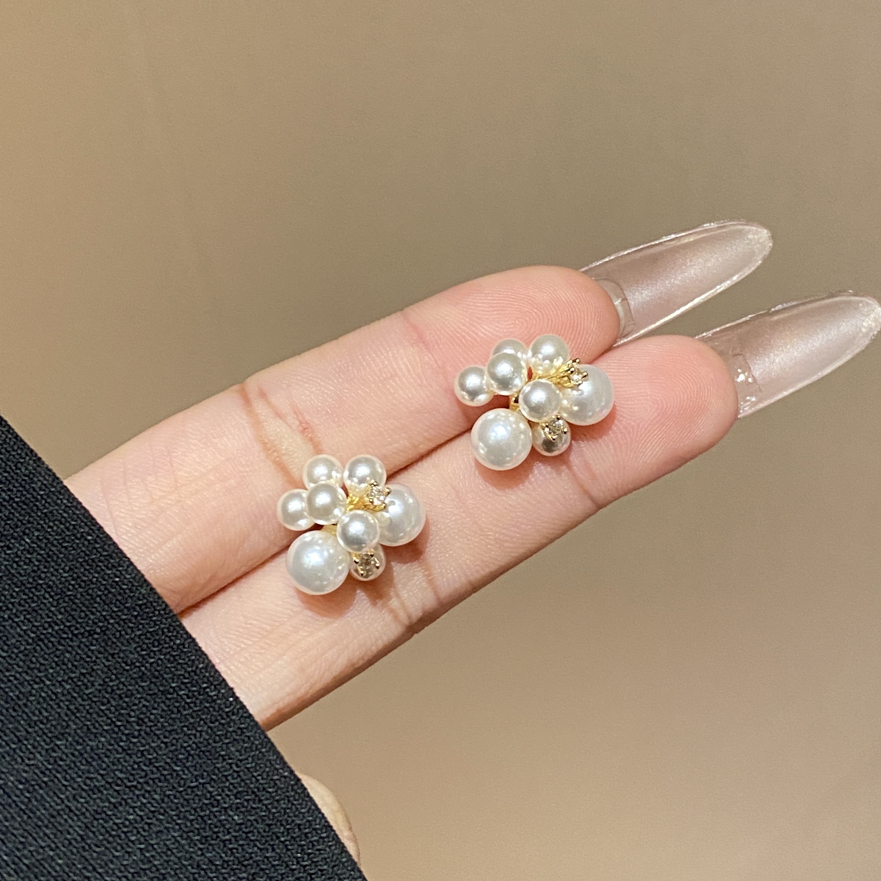  【奶油爆米花】小众轻奢高级感简约气质耳钉A3916