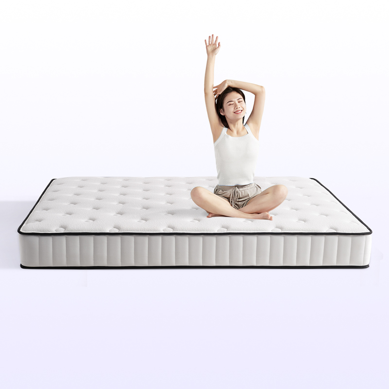 QY全友家居抗菌防螨乳胶床垫偏硬护脊弹簧床垫席梦思家用云窝床垫