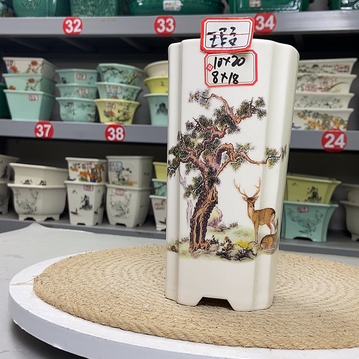 紫砂紫砂花盆4848