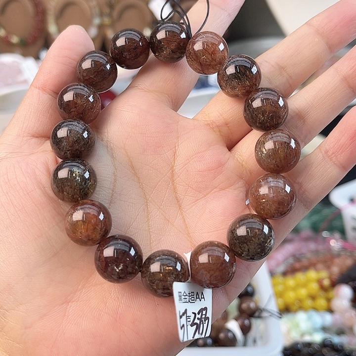 哦***君玛瑙/玉髓手链合金黑金超