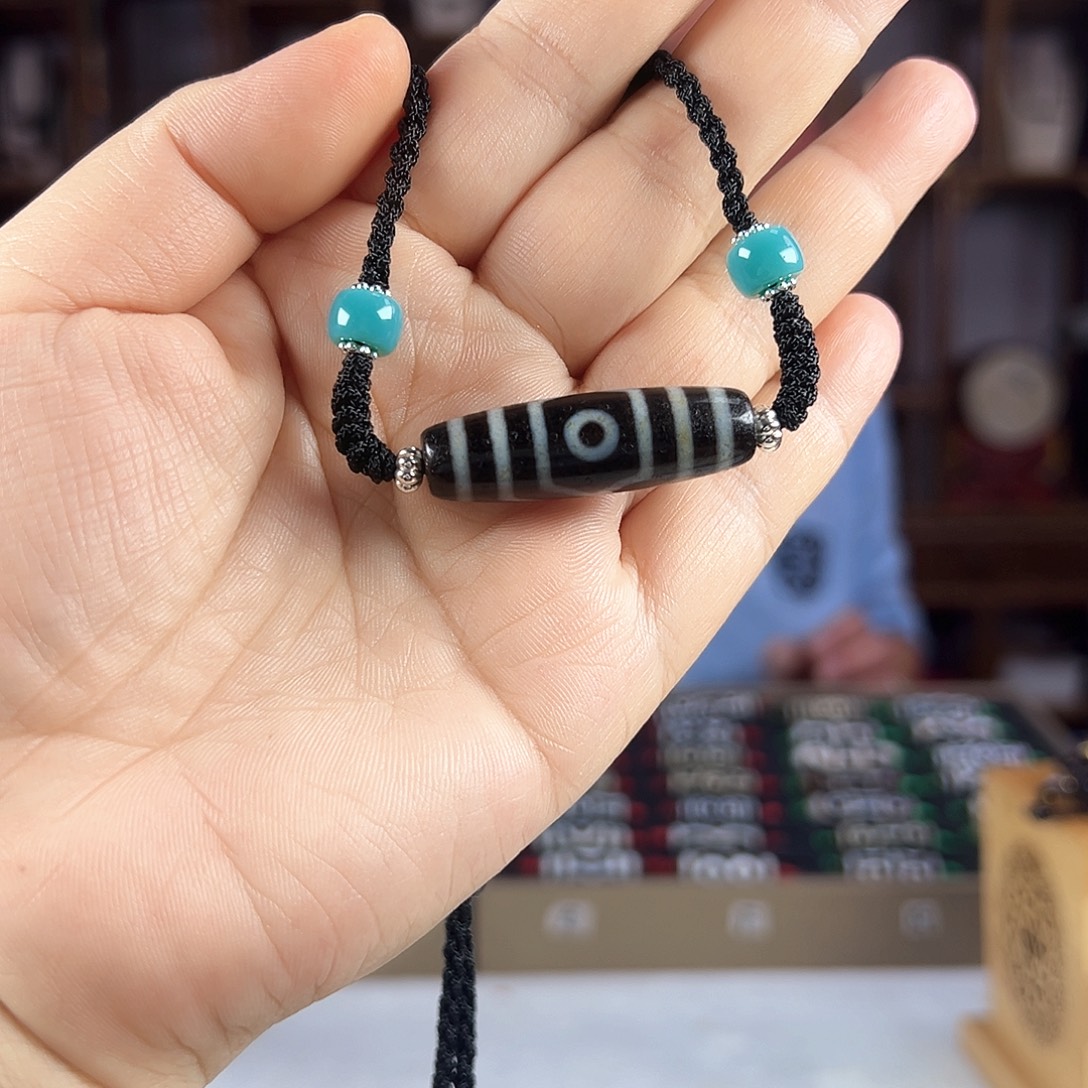 玛瑙/玉髓天珠合金～吉品