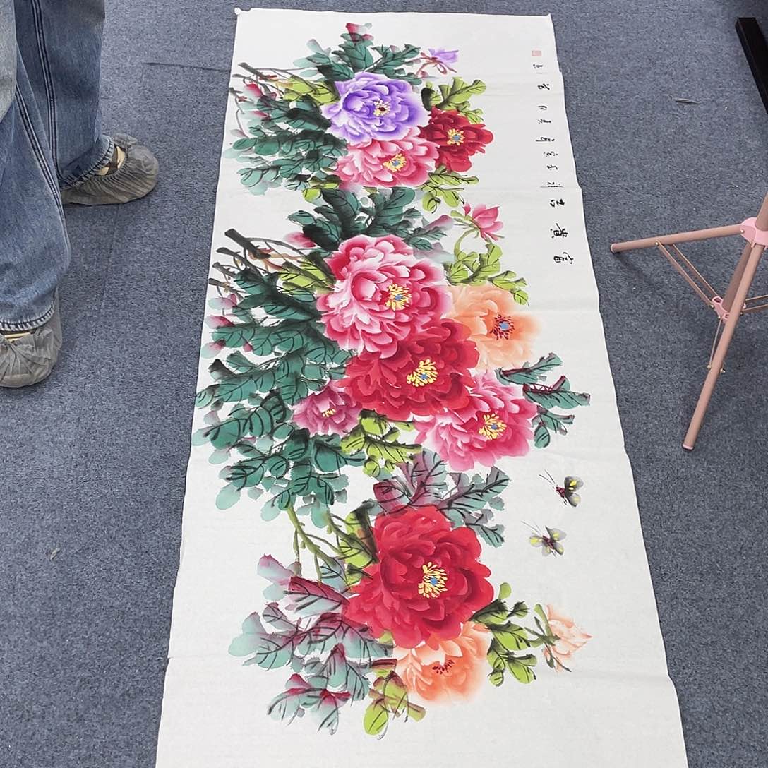国画作品小姐姐放漏…