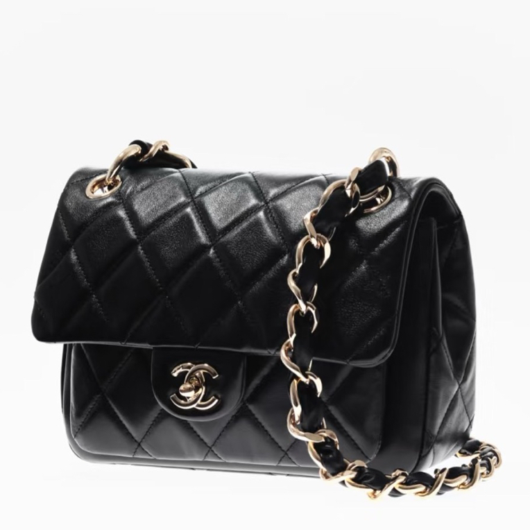 99新 Chanel/香奈儿 多多奢品/香奈儿21k黑金腋下菱格链条包/99新