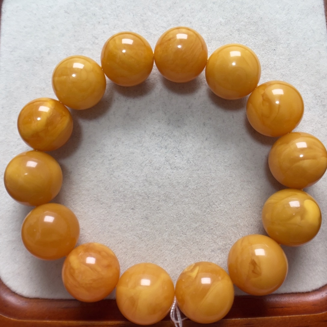 蜜蜡未镶嵌手串蜜蜡