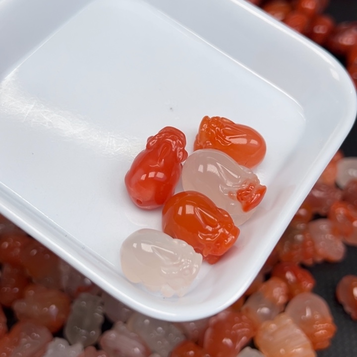 财***儿南红玛瑙未镶嵌吊坠(不含链)