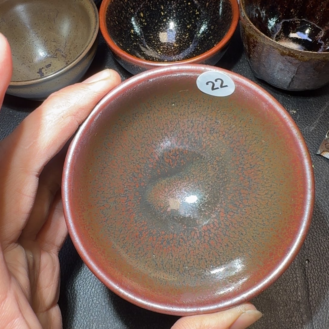 摆件古时茶器建窑建盏22