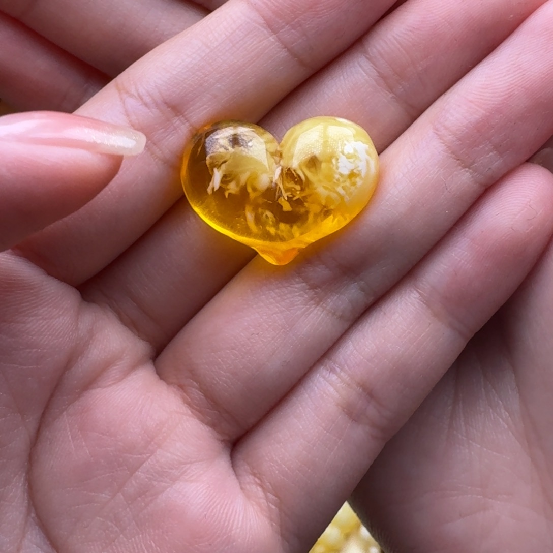 琥珀未镶嵌裸石20号