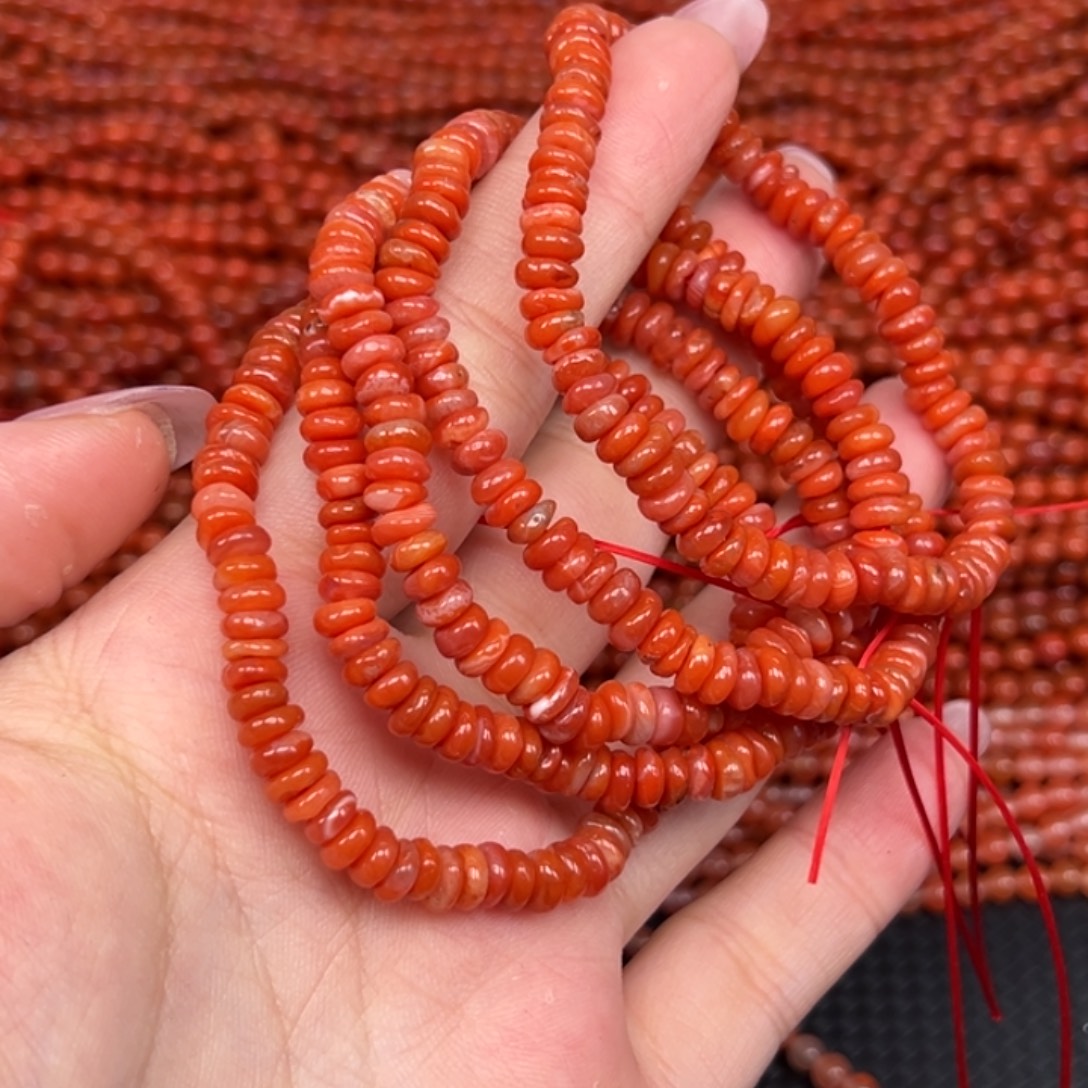 南红玛瑙未镶嵌手链