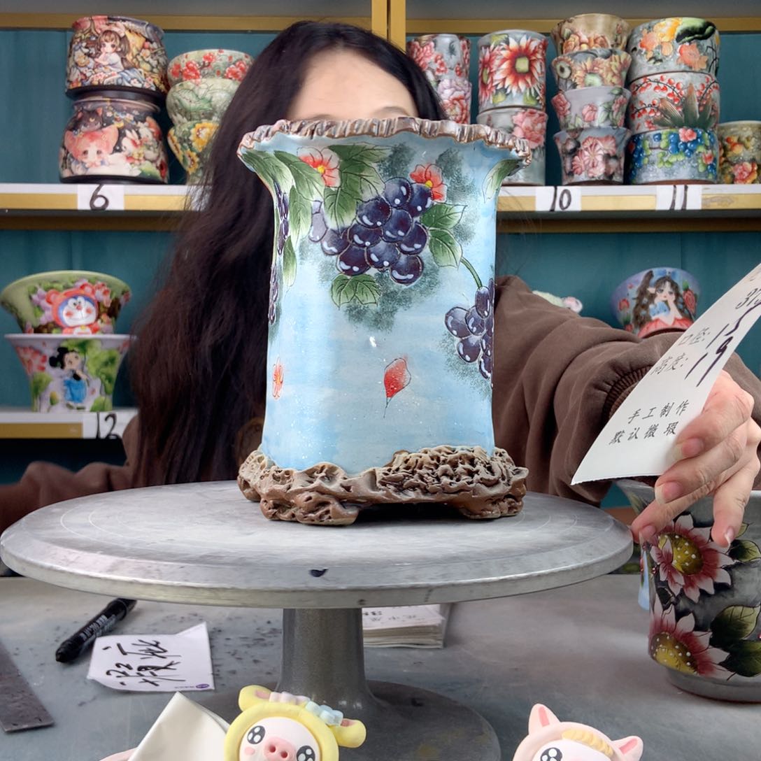 罐景德镇手工瑕疵379