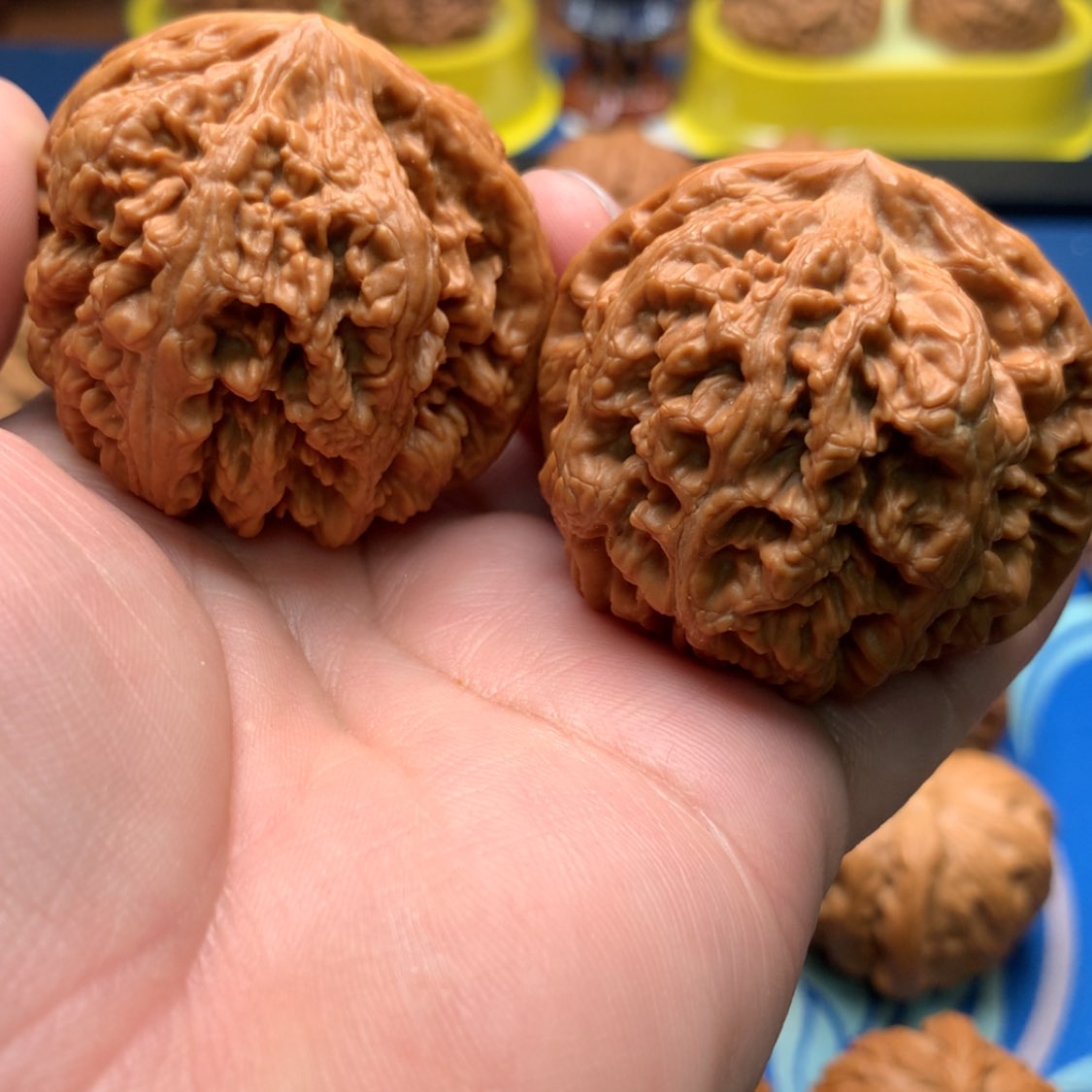 【闪购商品】文玩核桃吊坠d****野大粗筋46