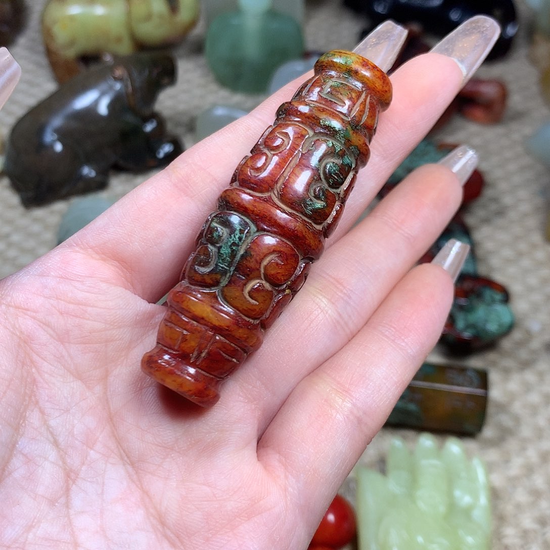 白玉菩提吊坠挂件