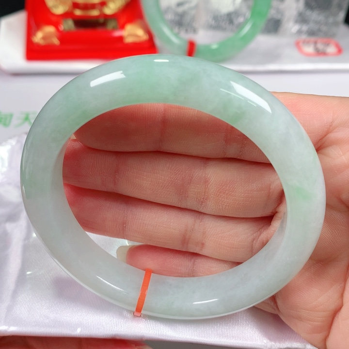 未镶嵌手镯翡翠   编号ZD1240 正圈58