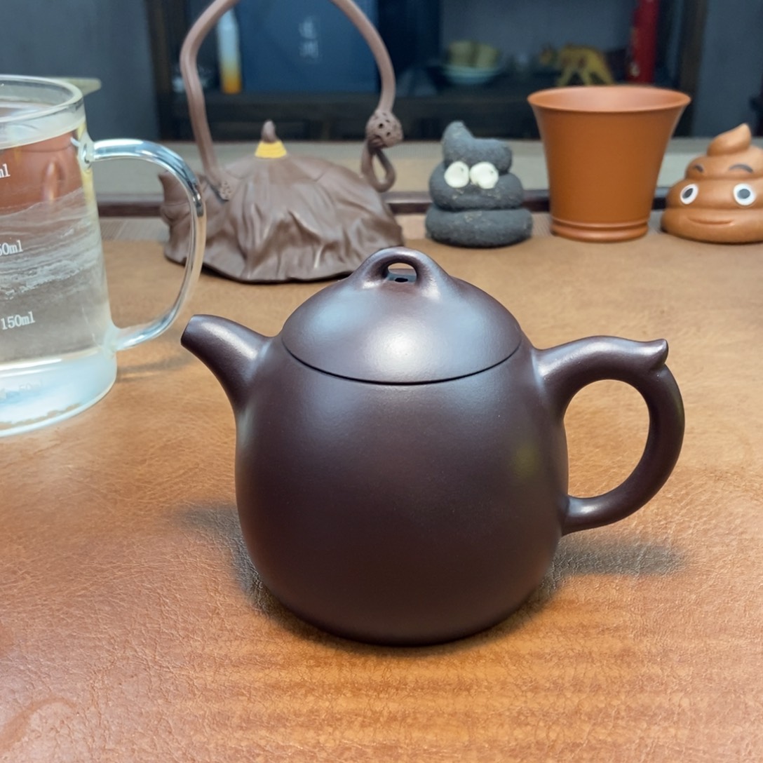 紫砂茶壶秦权紫砂壶