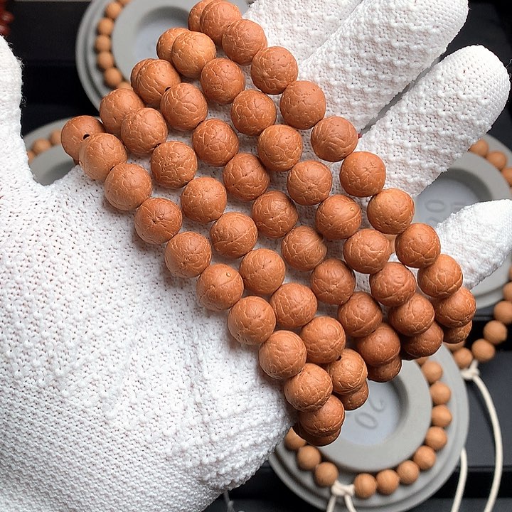 凤眼菩提手串尼泊尔12单仓红皮108