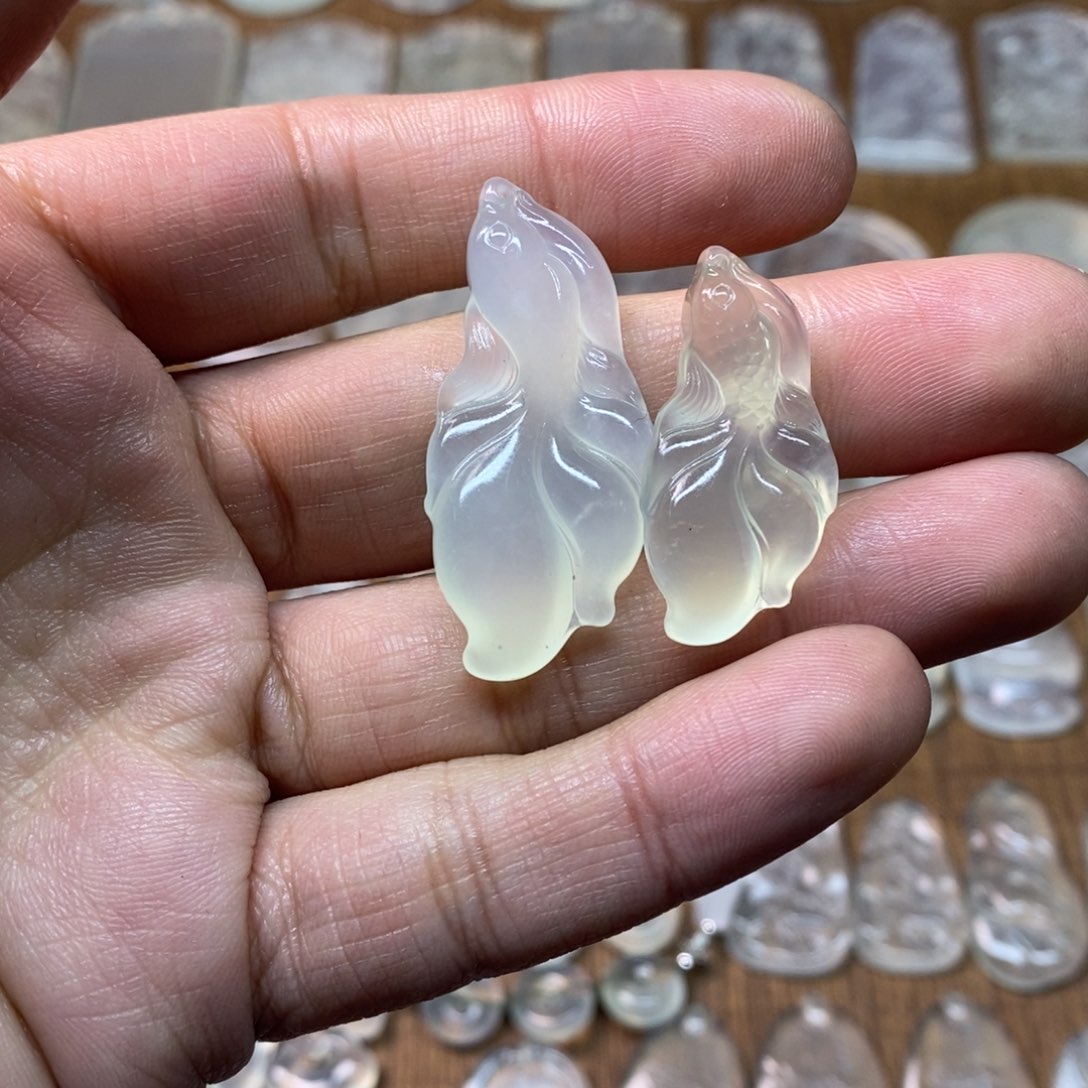 岫玉吊坠(不含链)未镶嵌