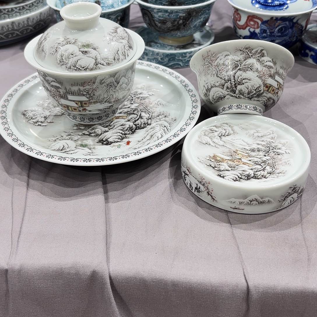 瓷片景德镇瓷器展和