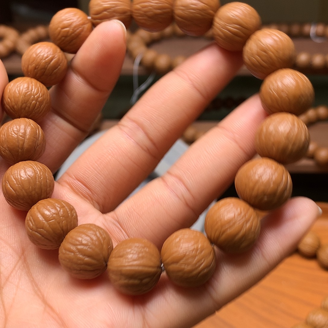 手串猴头核桃～****～全品聚宝盆手串14+