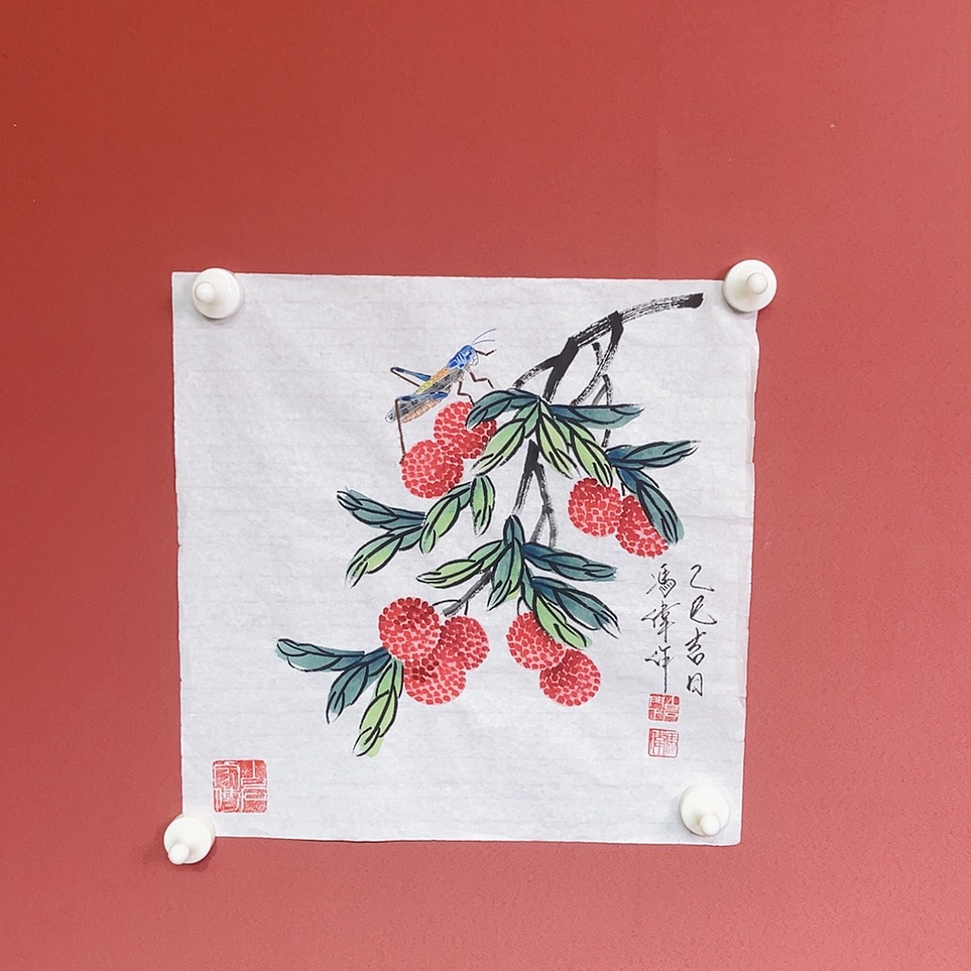 国画冯伟老师手绘国画作品音浩