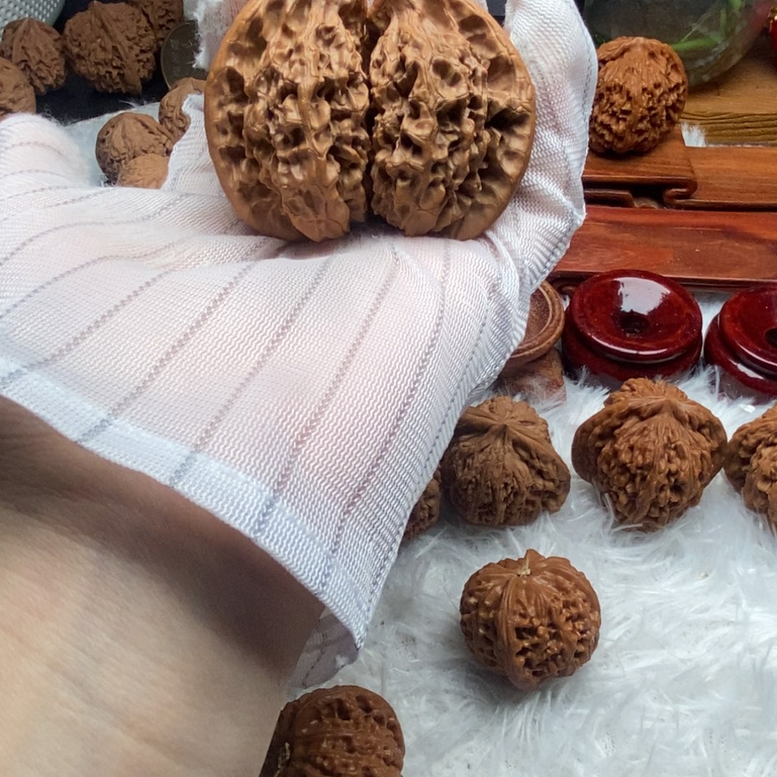 吊坠文玩核桃官帽半壁江山