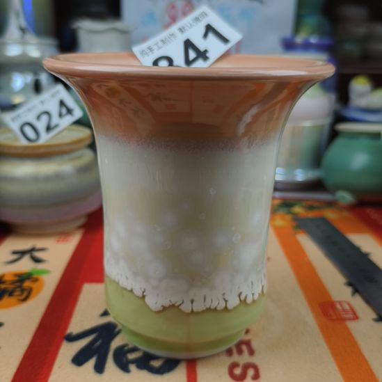 景德镇手工高温陶瓷：口11高12.5