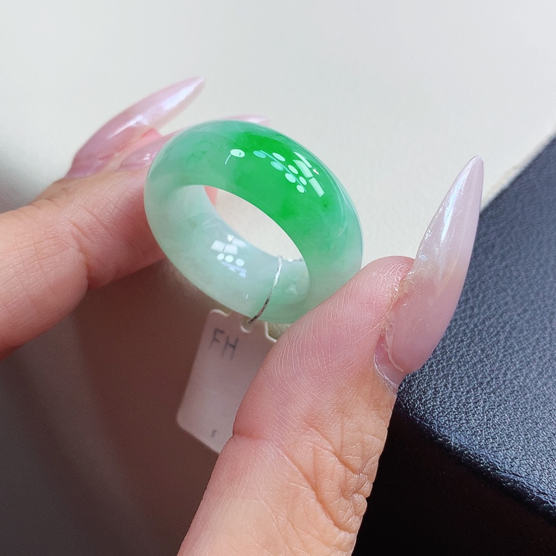 未镶嵌戒指翡翠18号