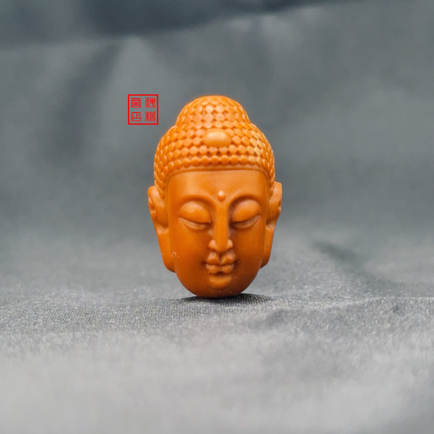 佛头吊坠橄榄核单籽精雕阿弥陀佛挂件文玩核雕纯手工雕刻高端单珠