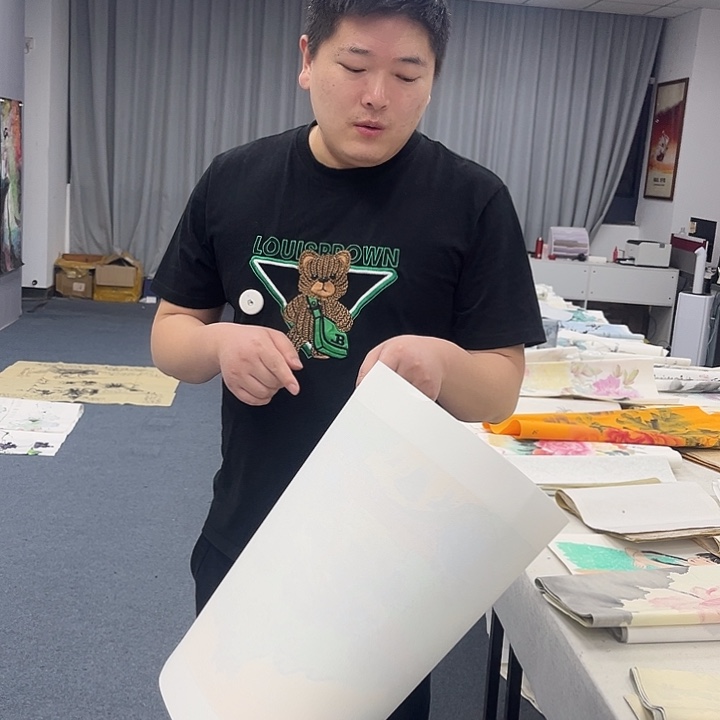 国画绘画作品多次