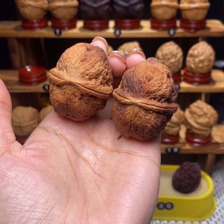 文玩核桃吊坠缘*七彩元宝103