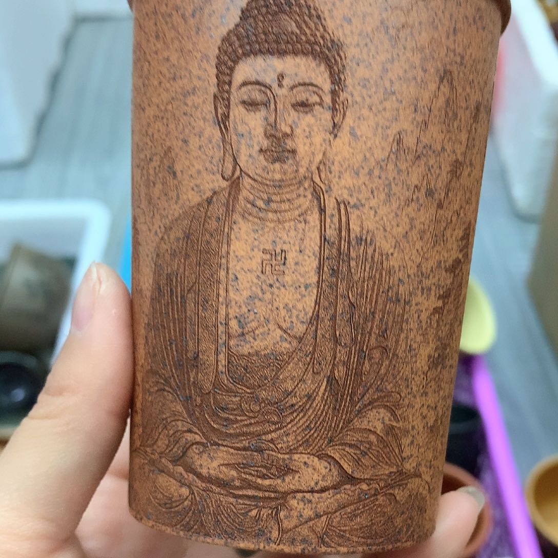 紫砂茶杯宜兴紫砂杯