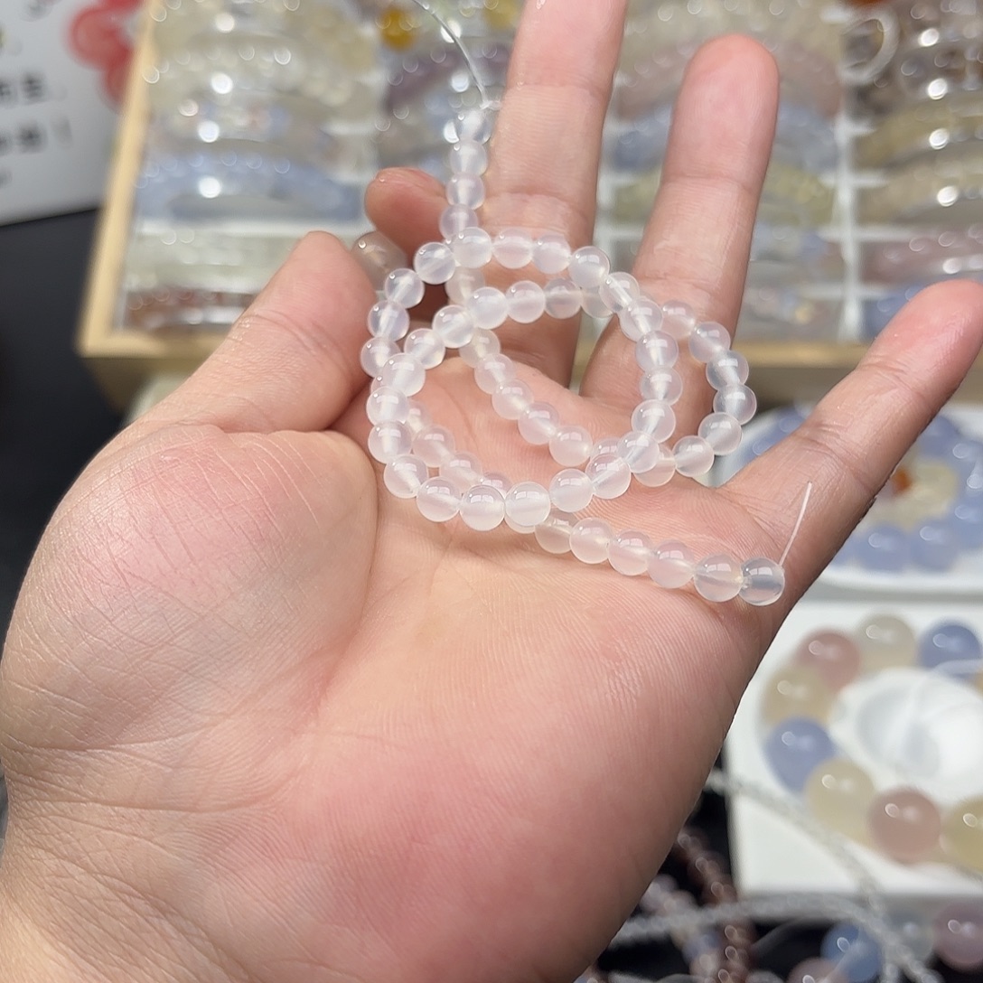 奇***帝玛瑙/玉髓未镶嵌手链