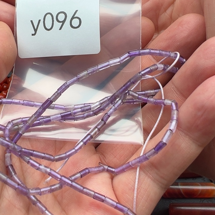 未镶嵌紫晶珠宝半成品