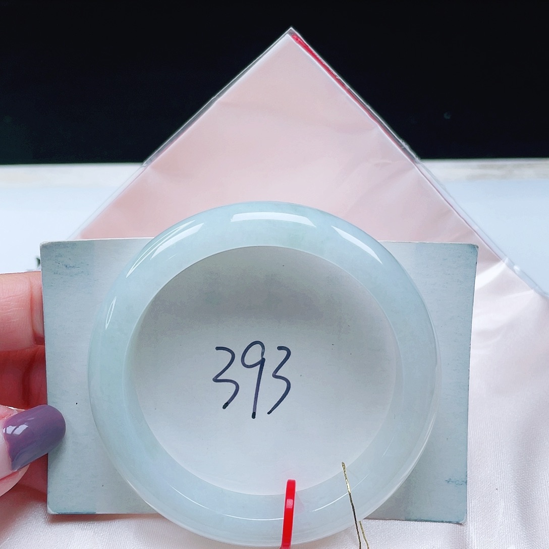 翡翠未镶嵌手镯缅甸翡翠54+