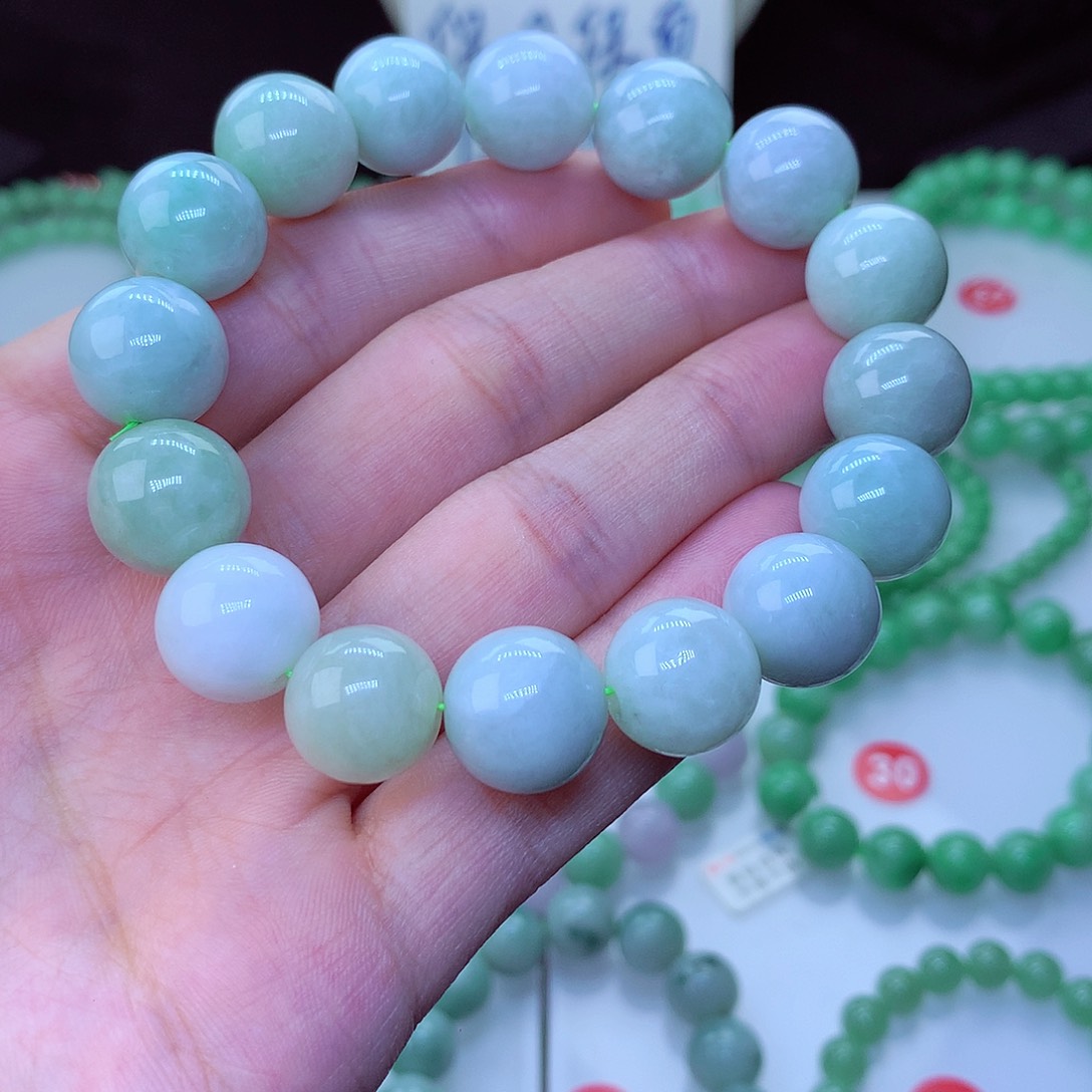 翡翠毛衣链未镶嵌