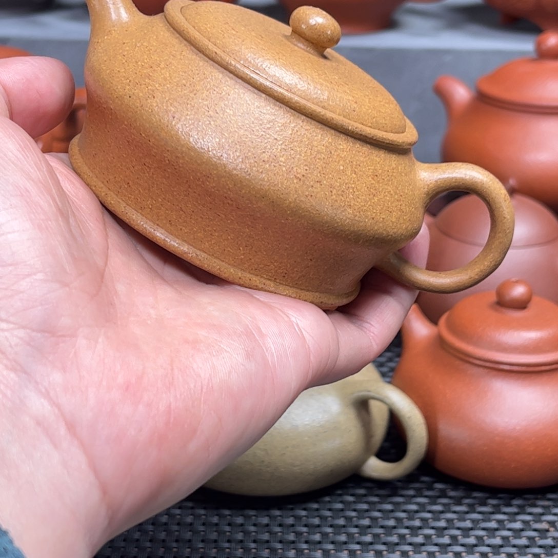 紫砂茶壶紫砂艺术茶具套装黄金段