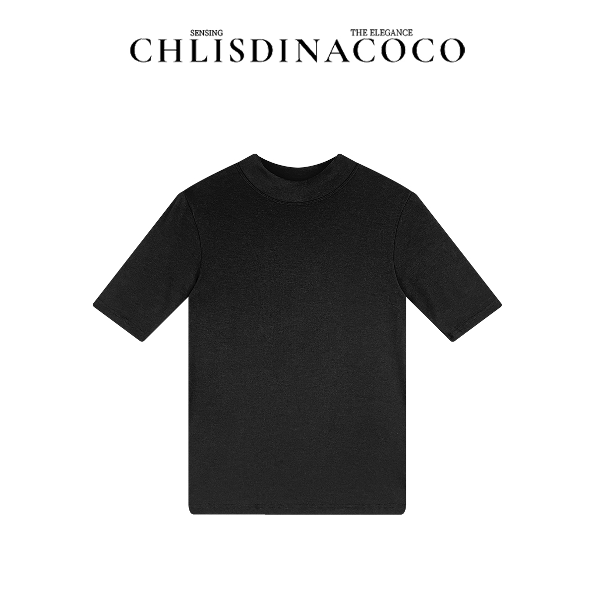 |迟到的coco|“莱赛尔绵羊毛”休闲百搭时尚短袖上衣L3DT10104