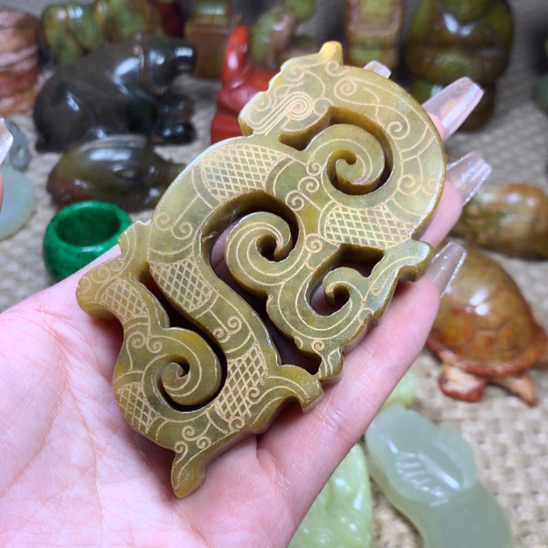 白玉菩提吊坠挂件