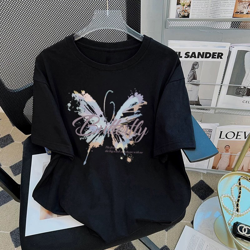 编码拍101-199，短袖t恤女夏季爆款宽松显瘦体恤设计感小众上衣