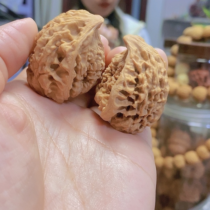 【闪购商品】文玩核桃把件37.5蛇头