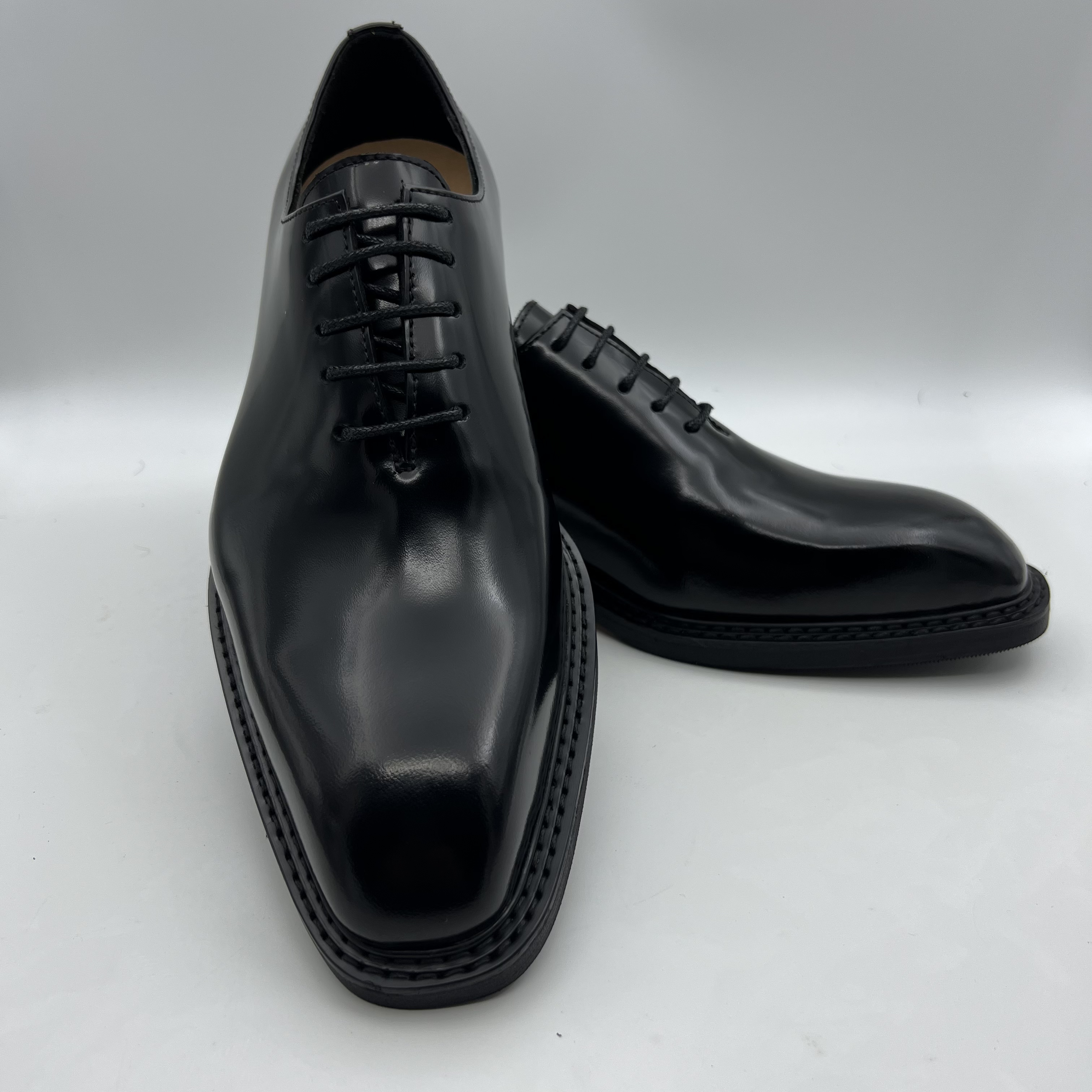 前系带通用低帮方跟防臭牛津鞋尖头时尚系带