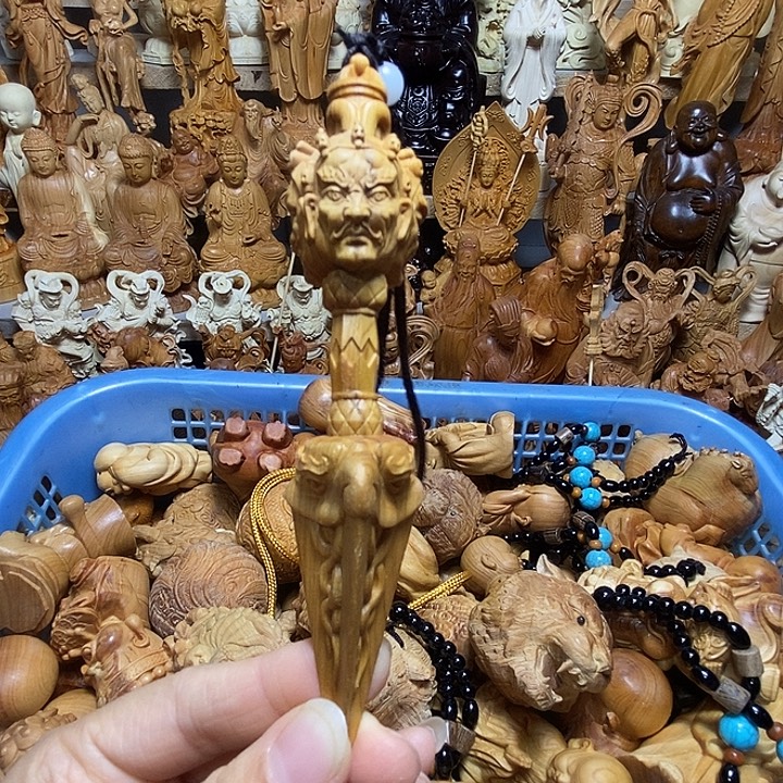 柏木（崖柏）降魔杵