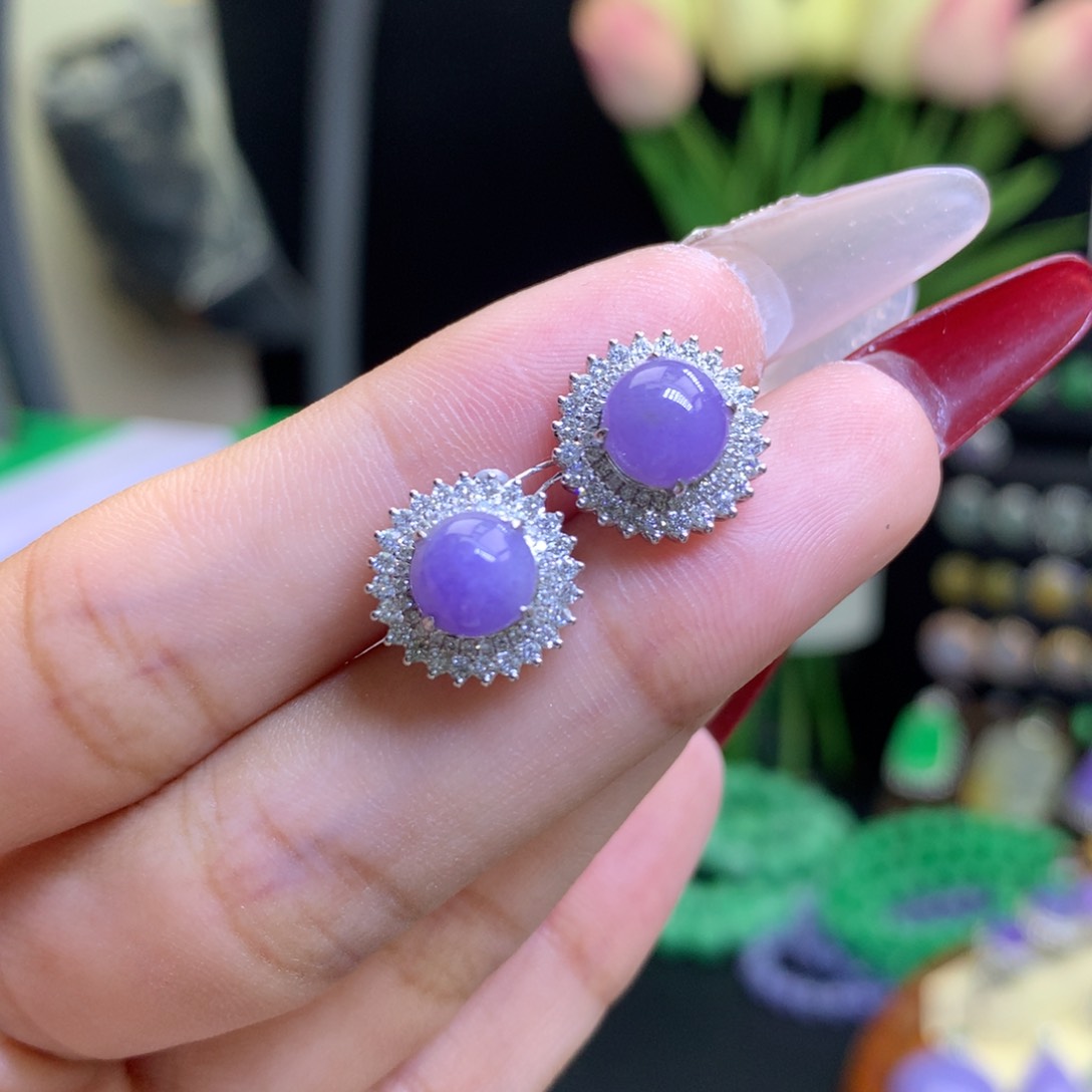 翡翠颈饰18K金镶嵌天然