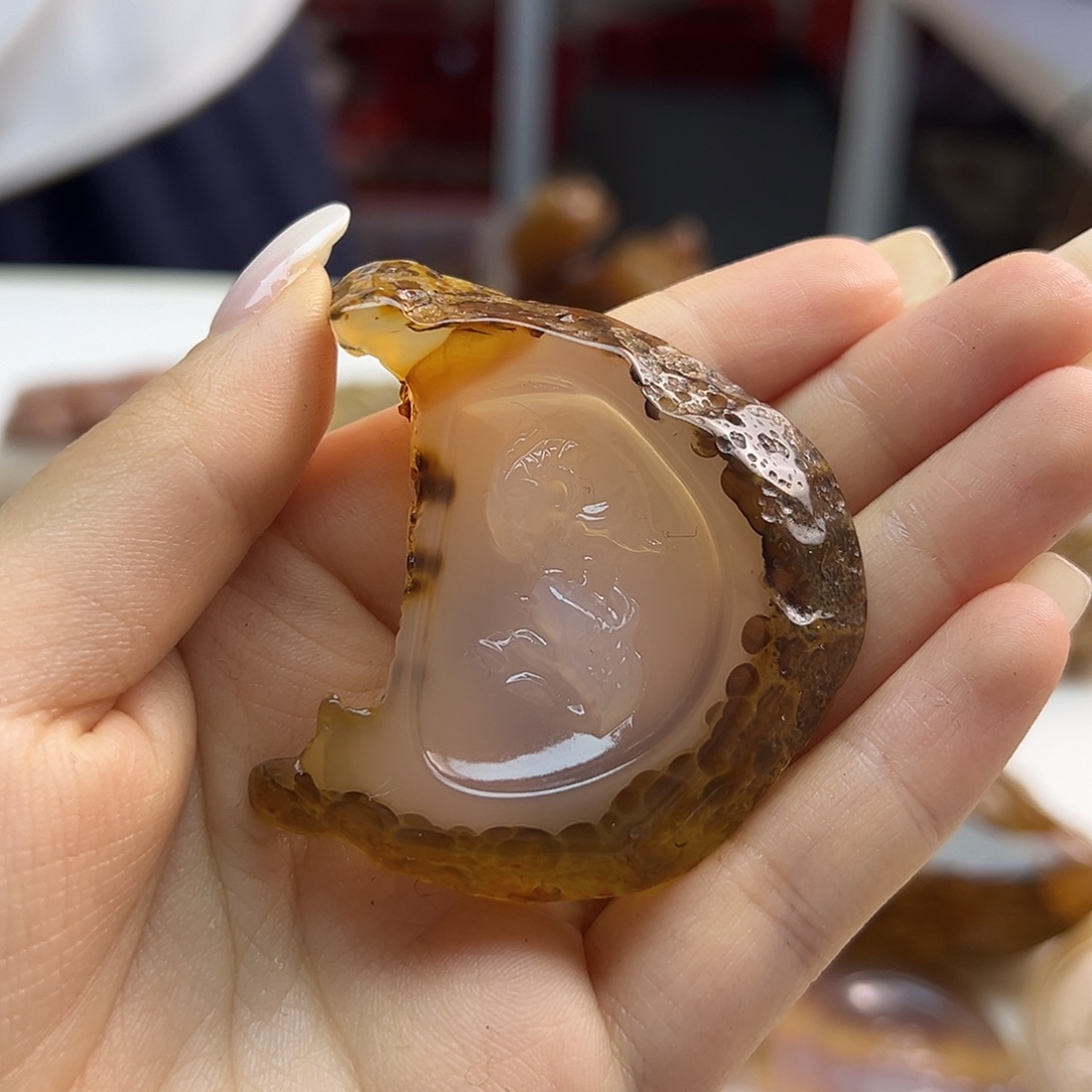 玛瑙/玉髓未镶嵌颈饰