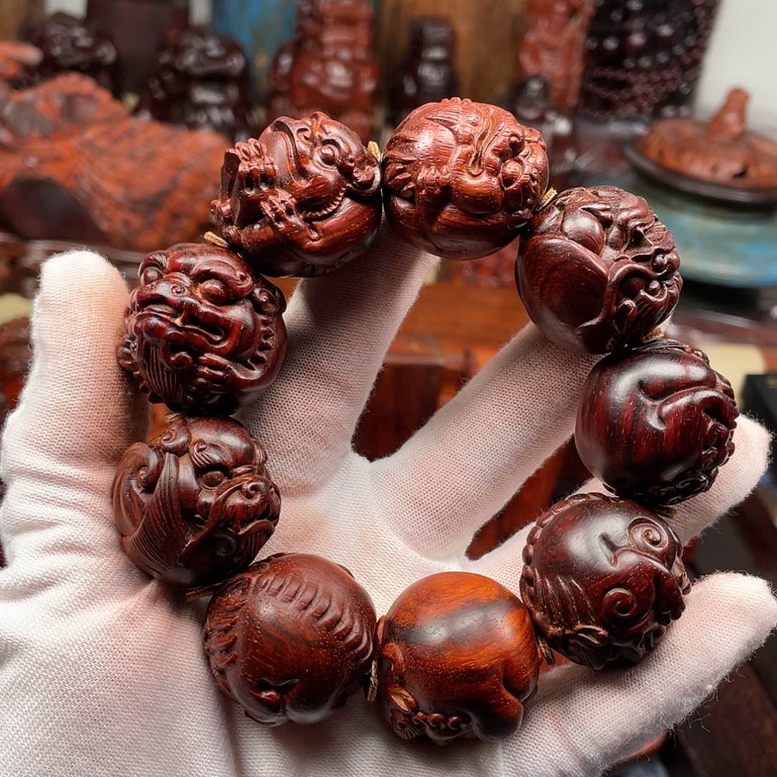 檀香紫檀（小叶紫檀）3.0龙生九子