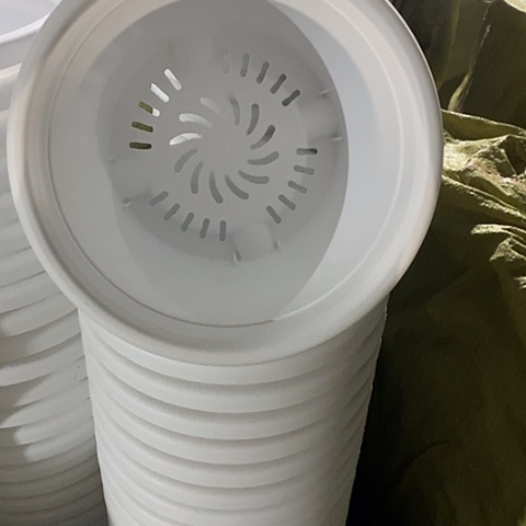 树脂四季3号无托白色10个