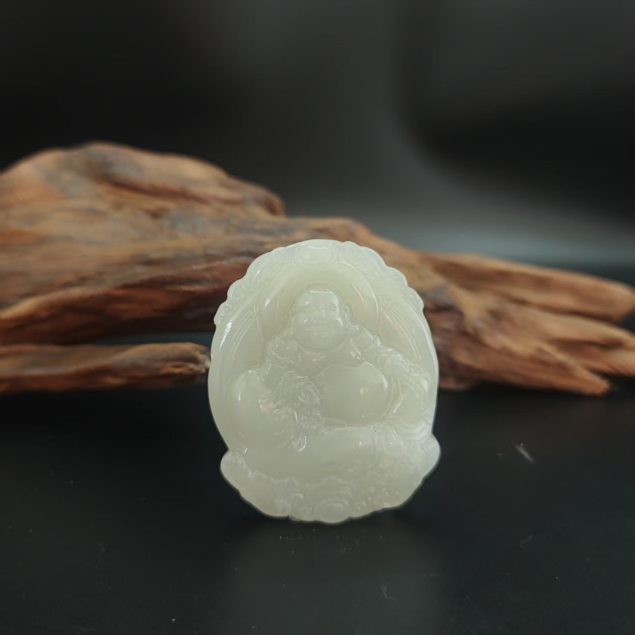 Q和田玉佛公吊坠0492