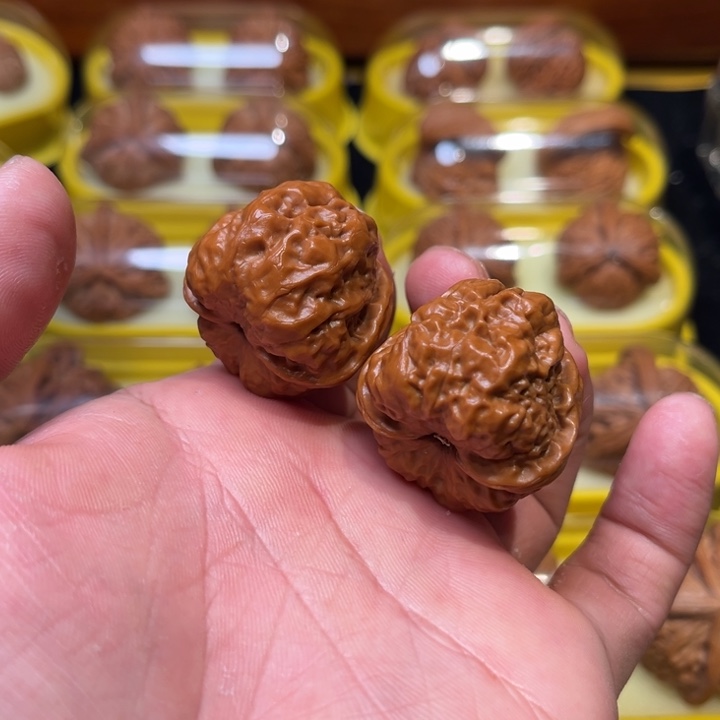 把件文玩核桃小**?32蛤蟆头全品