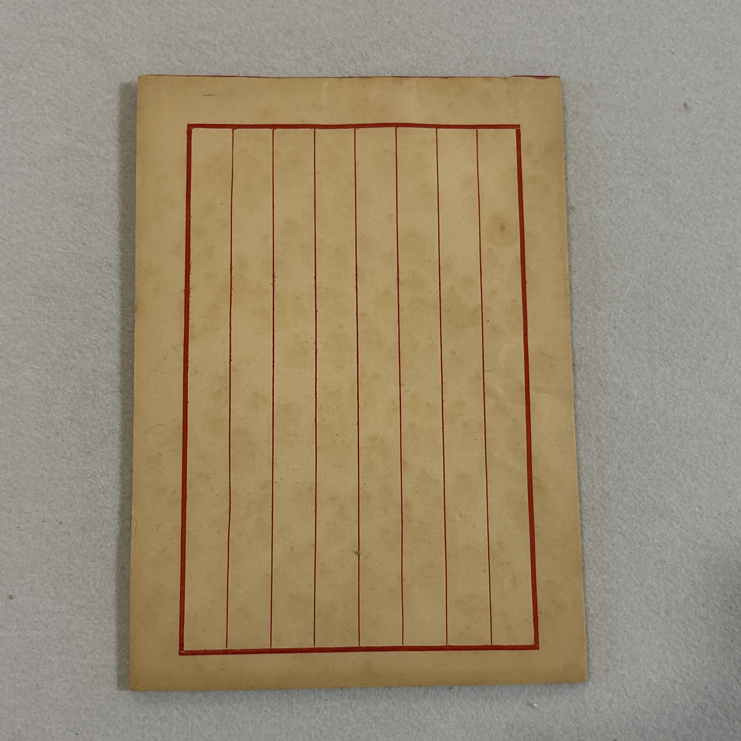 【象朴斋】五十年代玉扣笺纸48张 比较厚 尺寸 26.5✖️19cm 七分熟 