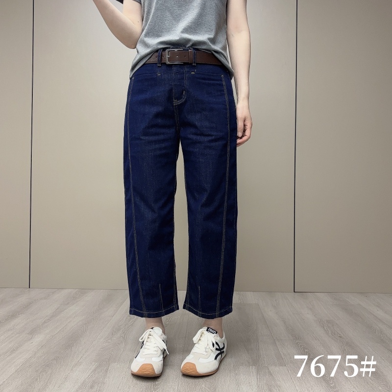 【魅力风】夏季新款宽松休闲显瘦奶奶裤7675款