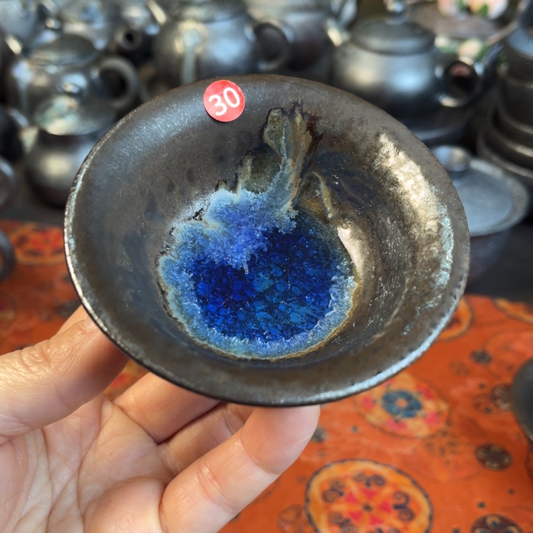 柴烧茶器主人杯杯柴烧