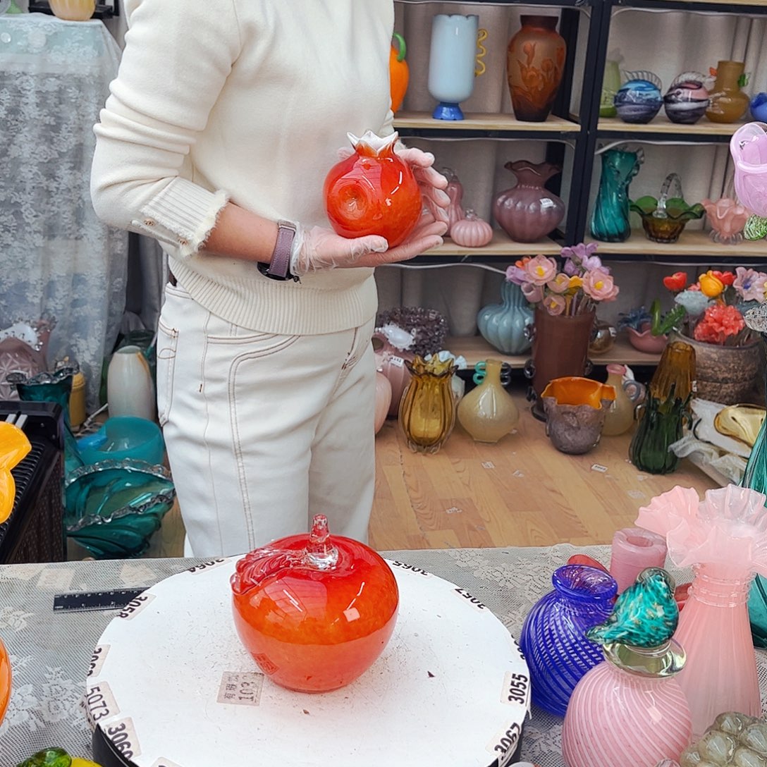 苹果家悦琉璃工艺品